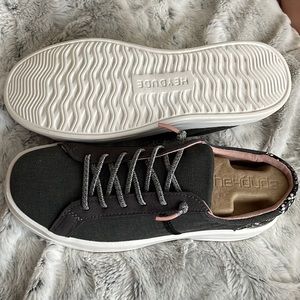 Hey dude dark grey shoes